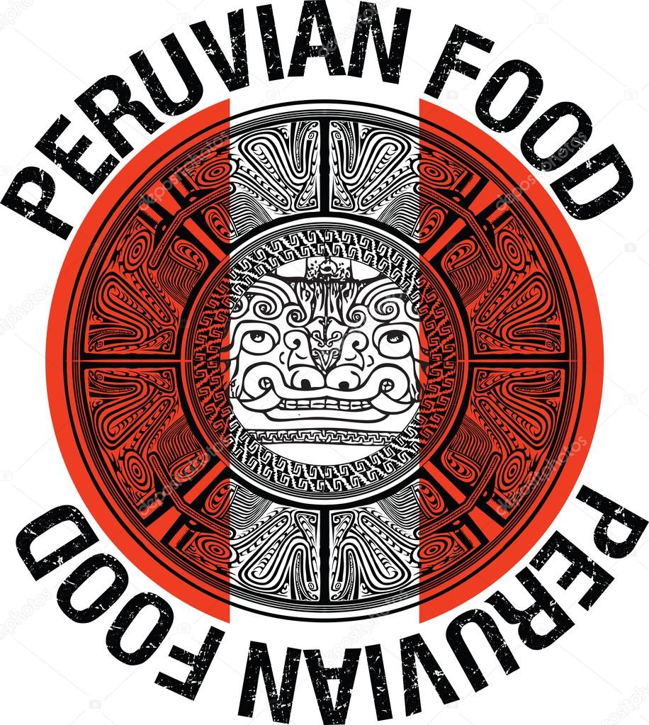 Peruvian food illustration