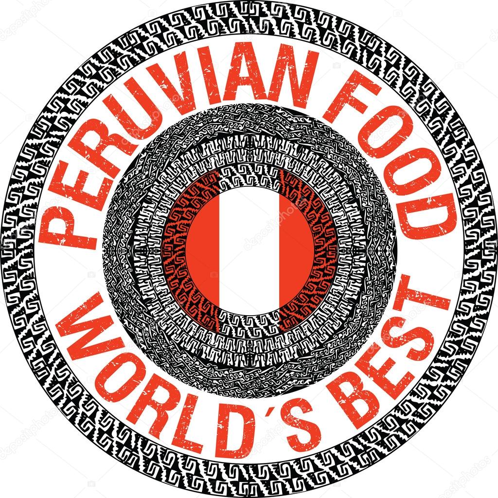 Peruvian food illustration