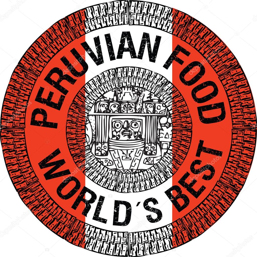 Peruvian food illustration