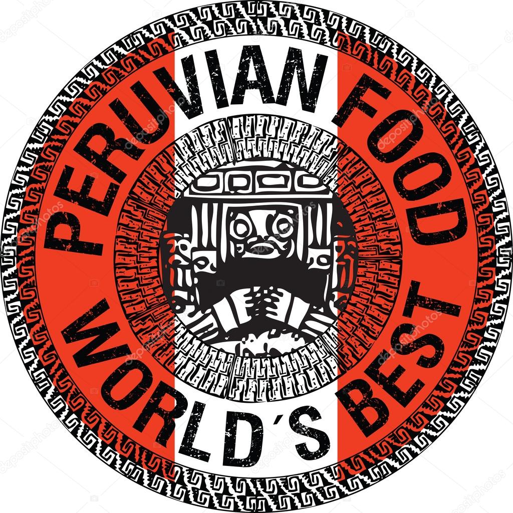 Peruvian food illustration