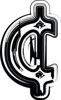 Soyut yüzde sembolü