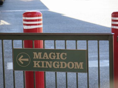 11 Şubat 2015 yılında Orlando - Florida tabelaya Magic Kingdom