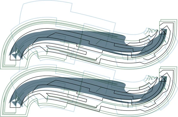 Abstracte teken — Stockvector