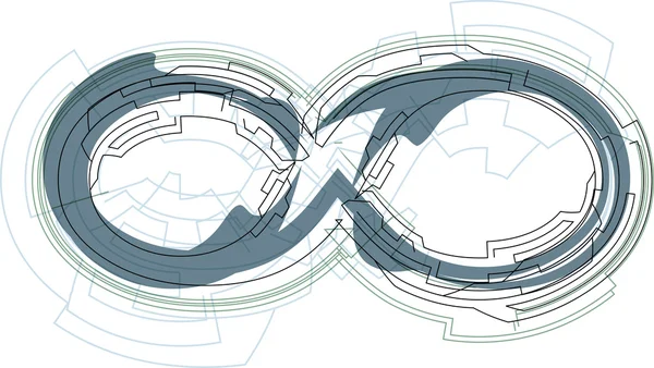 Sinal abstrato —  Vetores de Stock