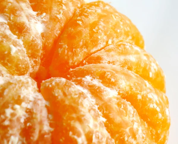 Peeled tangerine or mandarin fruit — Stock Photo, Image