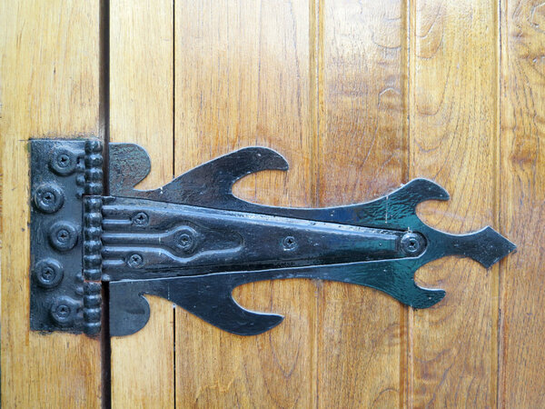 Very old ironwork hinges
