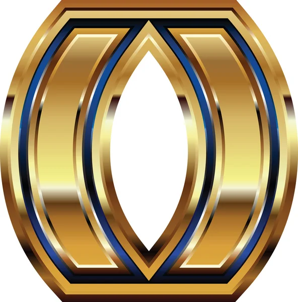 Символ Золотого шрифта — стоковый вектор
