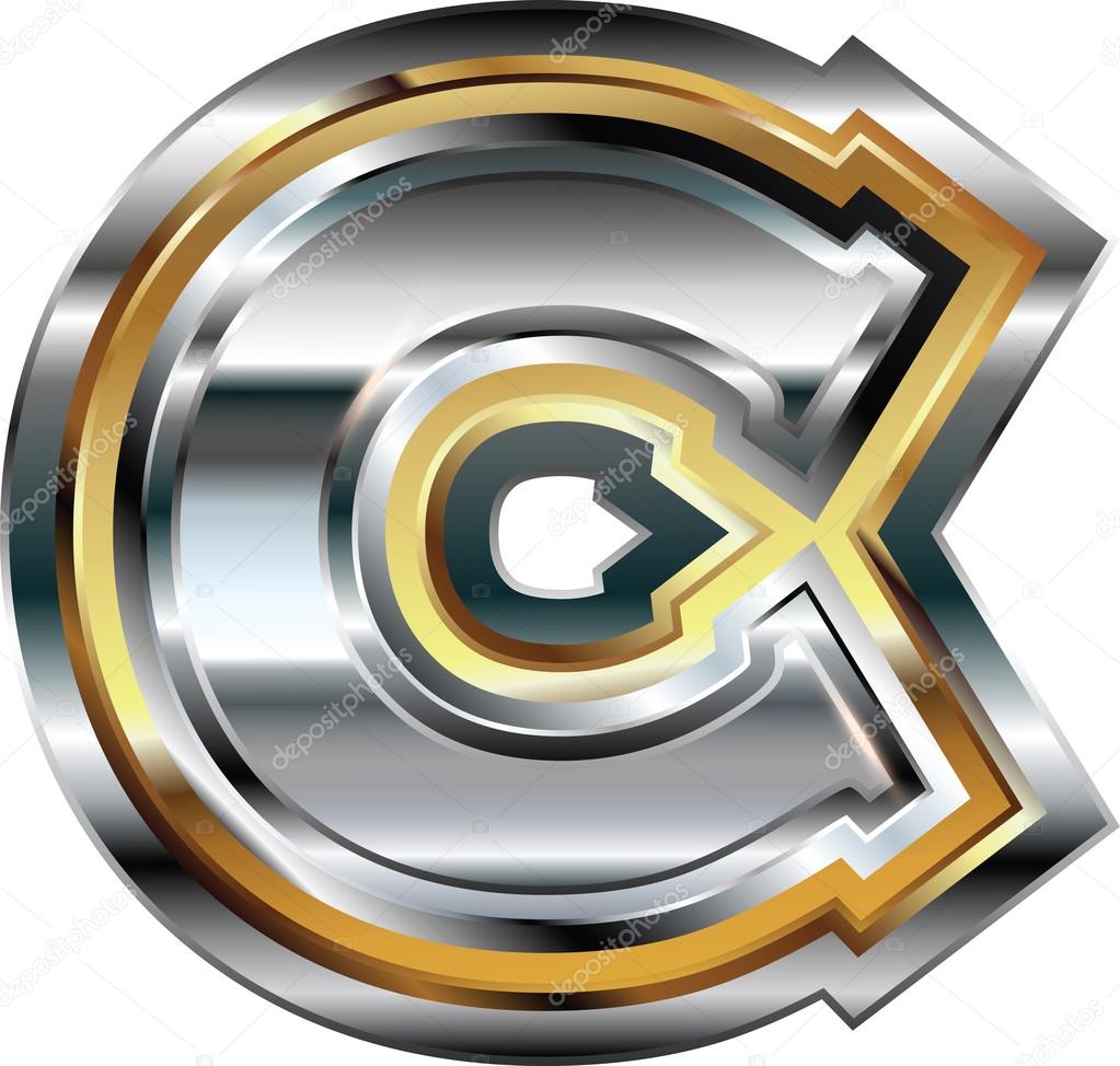 Download Fancy letter c | Fancy font Letter C — Stock Vector ...