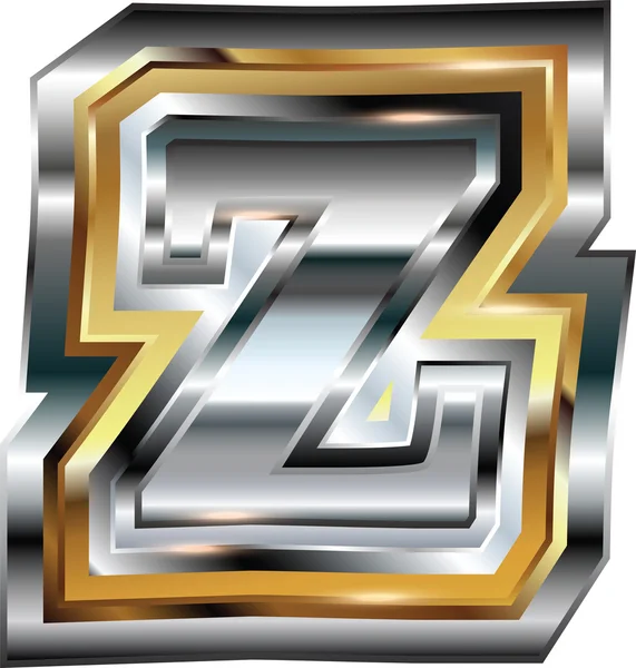 Φανταχτερό γραμματοσειρά γράμμα Z — Διανυσματικό Αρχείο