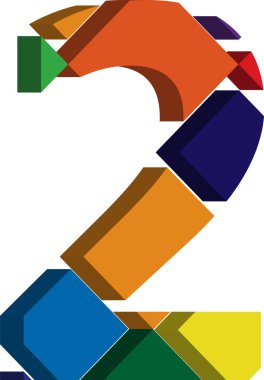 3D yazı tipi sayısı 2