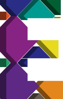 3D yazı tipi harf e