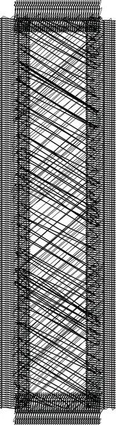 Schrift Abbildung Buchstabe i — Stockvektor