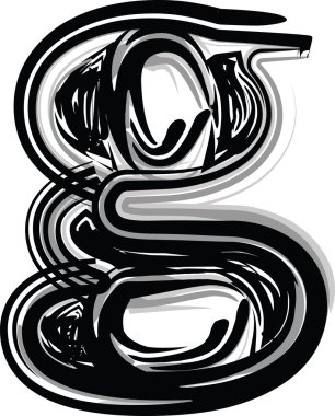 FreeHand tipografi harf g