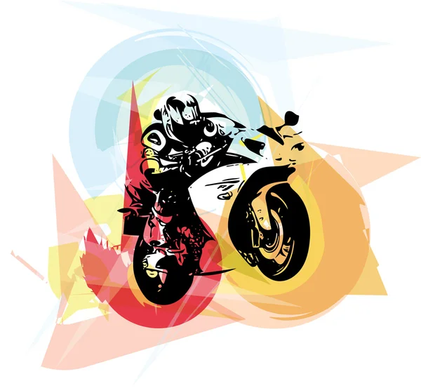 Extreme motocross racer motocykl — Wektor stockowy