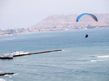 Hazır Fotoğraf - Lima-Peru atış yeşil sahil plaj