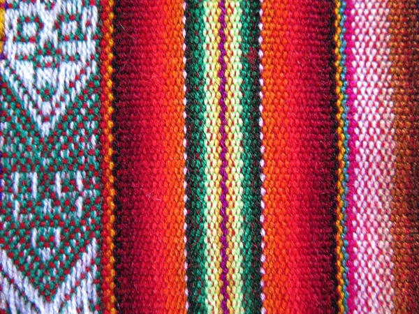 南美印第安机的织物 — 图库照片