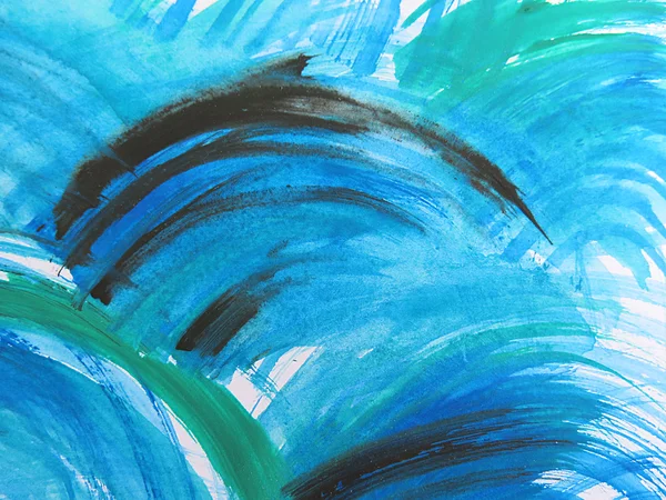 Acuarela abstracta pintado fondo — Foto de Stock