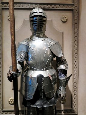 Bir ortaçağ Şövalyesi closeup