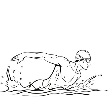 Hareketli Enerjik Serbest Yüzücü