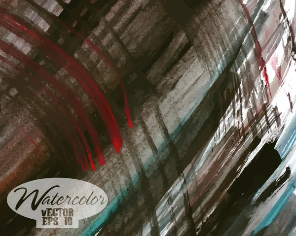 Acuarela abstracta pintado fondo — Vector de stock