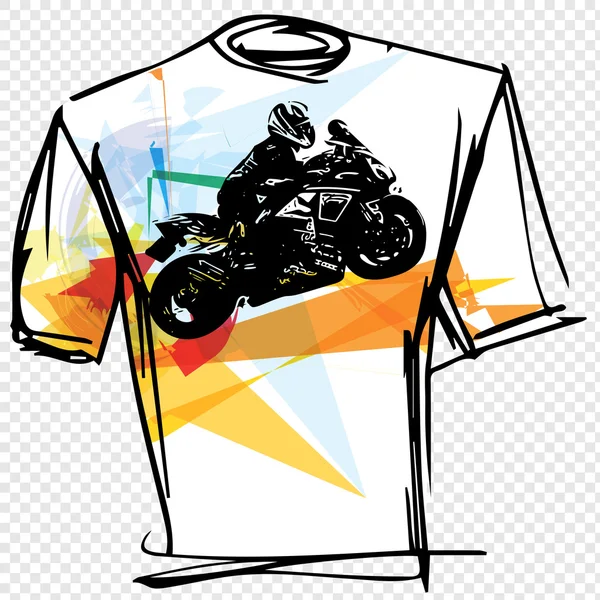 Illustrazione sport tee — Vettoriale Stock