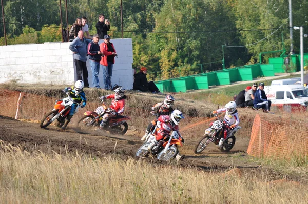 Orosz bajnokság a Motocross — Stock Fotó