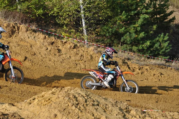 Campeonato Russo de Motocross — Fotografia de Stock