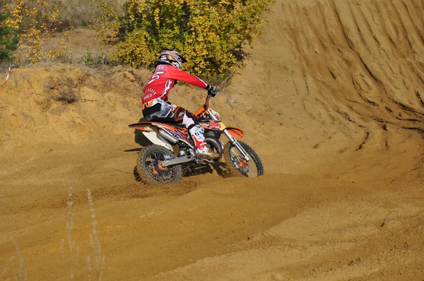 Campeonato Russo de Motocross — Fotografia de Stock