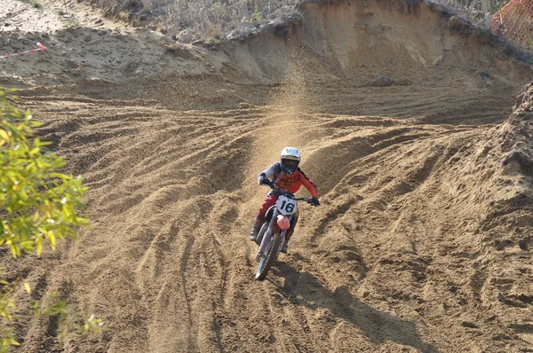 Choque en la carrera — Foto de Stock