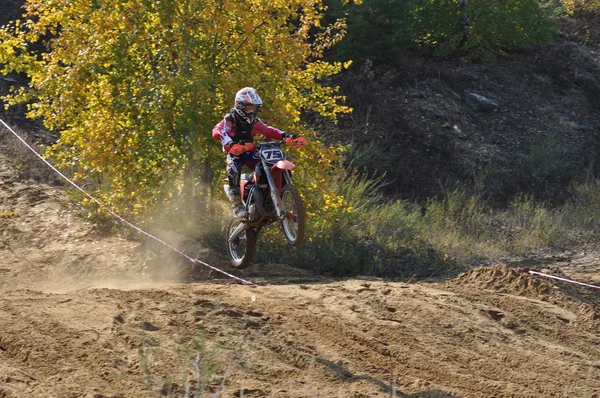 Ryska Mästerskapet Motocross Scenen Regionen Penza 2013 — Stockfoto