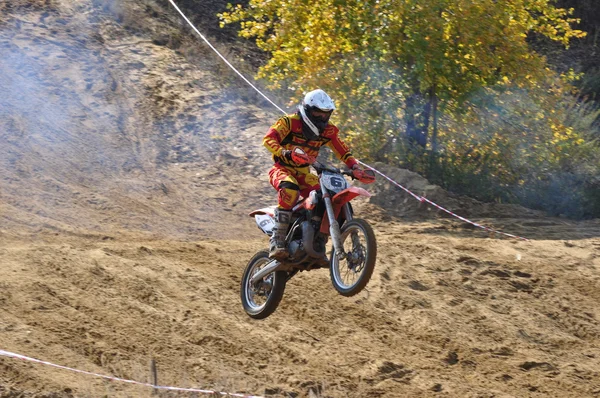 Campeonato Russo de Motocross — Fotografia de Stock