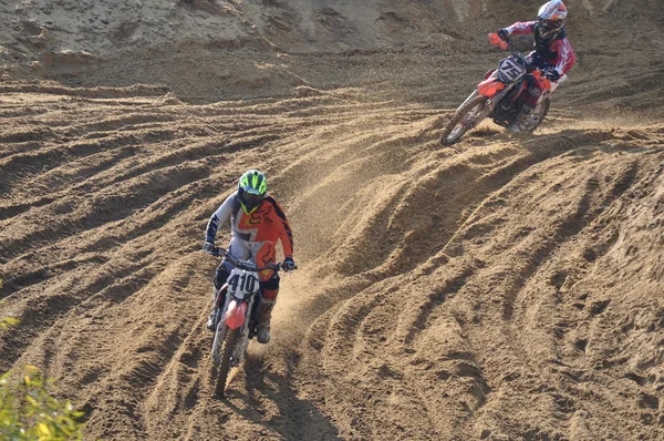 Campeonato Russo de Motocross — Fotografia de Stock