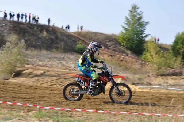 Campeonato Russo de Motocross — Fotografia de Stock