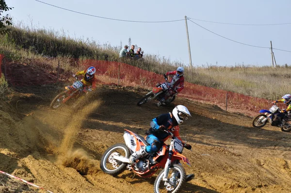 Campeonato Russo de Motocross — Fotografia de Stock