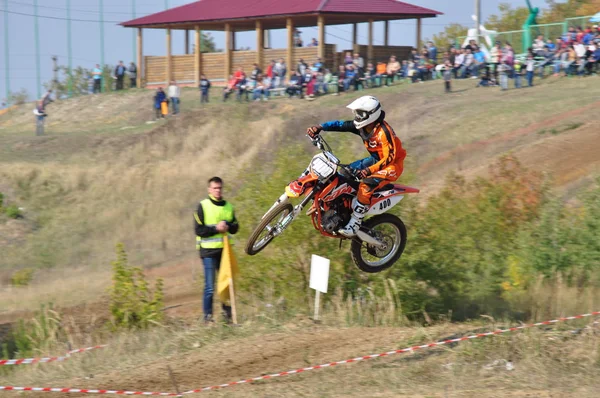 Russian Championship of Motocross — Stock Photo, Image