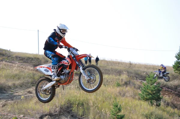 Ryska Mästerskapet Motocross Scenen Regionen Penza 2013 — Stockfoto