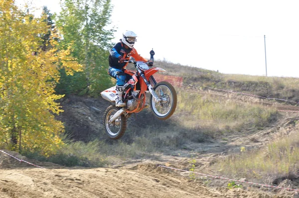 Campeonato Russo Motocross Palco Região Penza 2013 — Fotografia de Stock