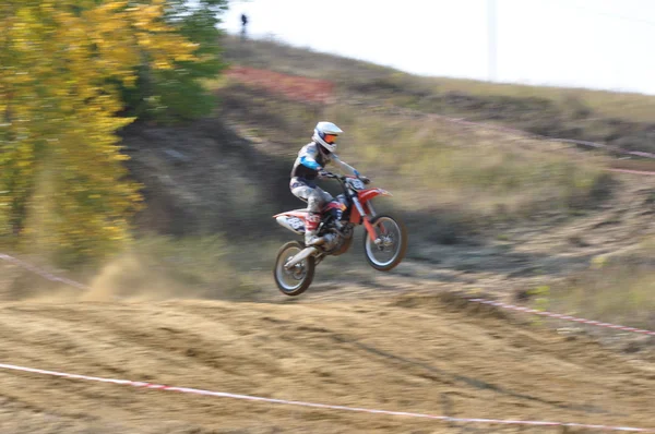 Russische Meisterschaft Motocross Etappe Der Penza Region 2013 — Stockfoto