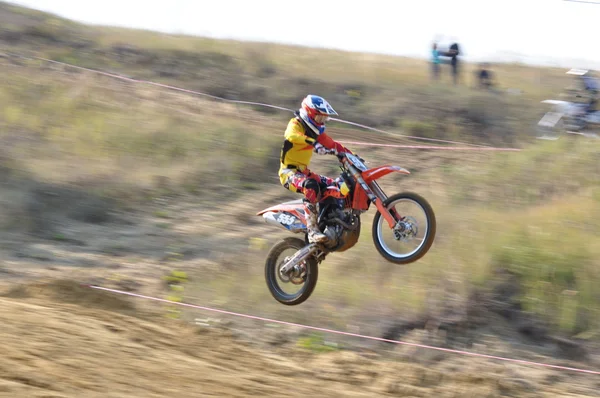 Campeonato Russo de Motocross — Fotografia de Stock