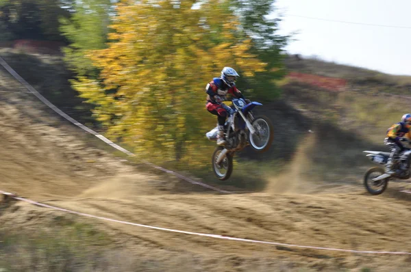 Orosz Bajnokság Motocross Penza Régió Szakaszban 2013 — Stock Fotó