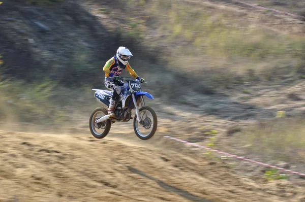 Ryska Mästerskapet Motocross Scenen Regionen Penza 2013 — Stockfoto