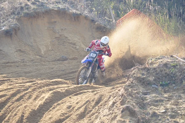 Campeonato Russo de Motocross — Fotografia de Stock