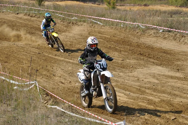 Campeonato Russo Motocross Palco Região Penza 2013 — Fotografia de Stock