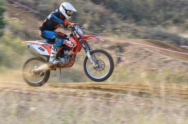 Campeonato Russo de Motocross — Fotografia de Stock