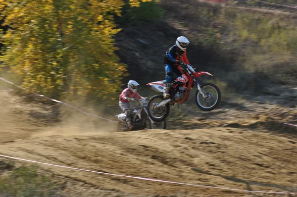 Campeonato Russo Motocross Palco Região Penza 2013 — Fotografia de Stock