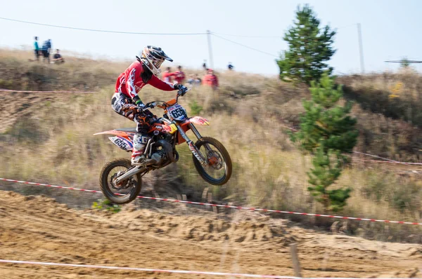 Orosz bajnokság a Motocross — Stock Fotó