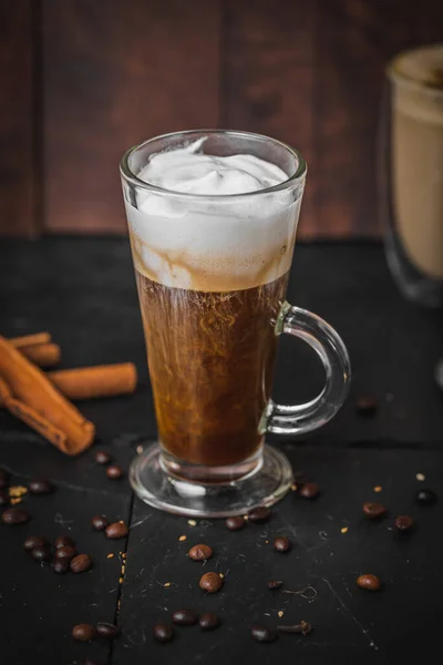 Cup of coffee drink on beautiful background — Stock Photo, Image