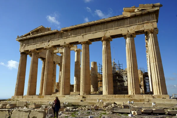 Parthenon Tapınağı Akropol — Stok fotoğraf