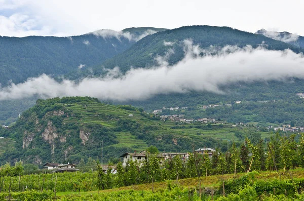 Wolken over de Alpen — Stockfoto