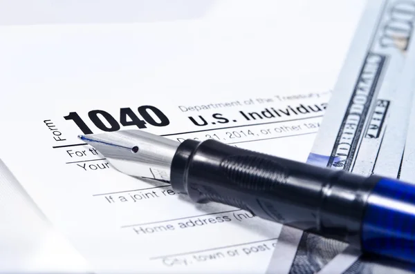 Income Tax Form — Stock Photo, Image